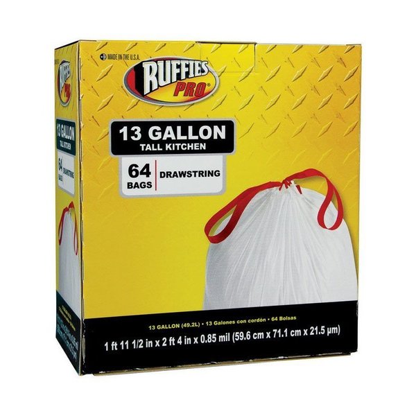 Ruffies Kitchen Bag 13G 64Pk 1836207